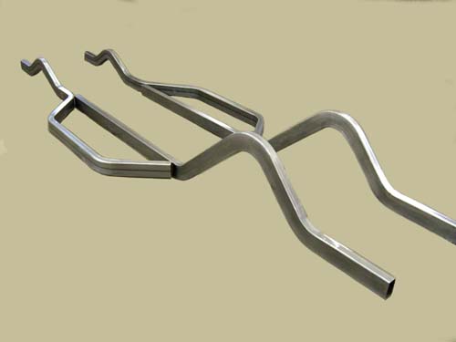 Custom bent 2x4 bent frame rail						